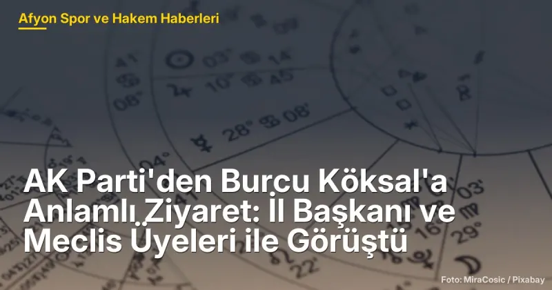 AK Parti'den Burcu Köksal'a Anlamlı Ziyaret: Yerel Projeler Üzerine Görüşmeler Yapıldı