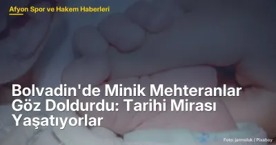 Bolvadin'de Minik Mehteranlardan Unutulmaz Gösteri: Tarihi Mirası Yaşatıyorlar