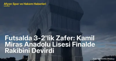 Kamil Miras Anadolu Lisesi Futsalda 3-2'lik Zaferle Finalde Rakibini Yendi
