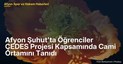 Afyon Şuhut'ta ÇEDES Projesiyle 50 Öğrenci İbadet Mekânlarını Tanıdı