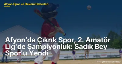 Afyonkarahisar'da Çıkrık Spor, 2. Amatör Lig'de 5. Şampiyonluğunu Elde Etti