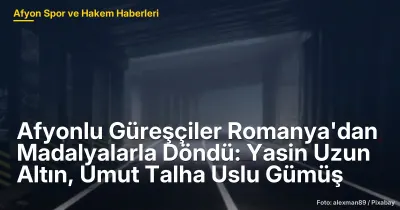 Afyonkarahisar'da Güreş Başarısı: Yasin Uzun Altın, Umut Talha Uslu Gümüş Madalya Kazandı