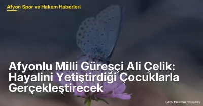 Afyonkarahisar'da Milli Güreşçi Ali Çelik, Genç Sporcularla Hayallerini Gerçekleştiriyor