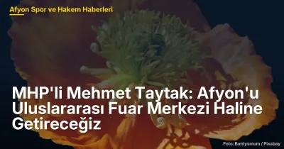 MHP'li Mehmet Taytak: Afyon'u Uluslararası Mermer Fuarı Merkezi Haline Getireceğiz