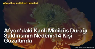 Afyon'daki Minibüs Durağına Yapılan Saldırıda 14 Gözaltı: Güvenlik Sorunları Gündemde