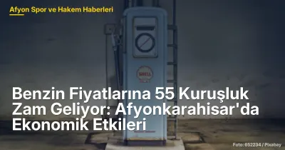 Afyonkarahisar'da Benzin Fiyatlarına 55 Kuruşluk Zam: Ekonomik Etkileri ve Gelecek Beklentileri