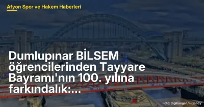 Dumlupınar BİLSEM öğrencilerinden Tayyare Bayramı'nın 100. yılına farkındalık: Afyon halkı uçak alımı için bağış yaptı
