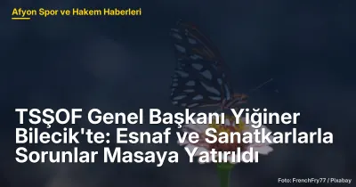 Bilecik'te Esnaf ve Sanatkârların Sorunları Masaya Yatırıldı: 3 Oda Başkanı Toplandı