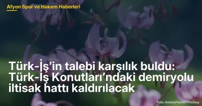 Türk-İş’in talebi karşılık buldu: Türk-İş Konutları’ndaki demiryolu iltisak hattı kaldırılacak