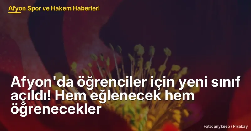 Afyon Bolvadin'de 120 Öğrenciye Yeni Akıl ve Zekâ Oyunları Sınıfı Açıldı