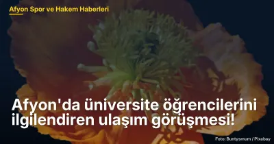 Afyon'da üniversite öğrencilerini ilgilendiren ulaşım görüşmesi!
