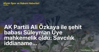 AK Partili Ali Özkaya ile şehit babası Süleyman Üye mahkemelik oldu: Savcılık iddianame hazırladı