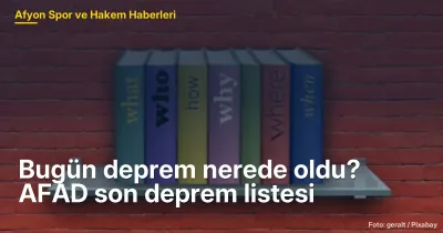 Bugün deprem nerede oldu? AFAD son deprem listesi
