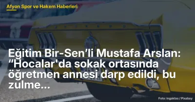 Hocalar'da Darp Olayı ve Eğitimdeki Baskılar: Mustafa Arslan'dan Açıklamalar