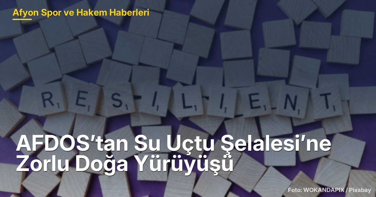 AFDOS’tan Su Uçtu Şelalesi’ne Zorlu Doğa Yürüyüşü