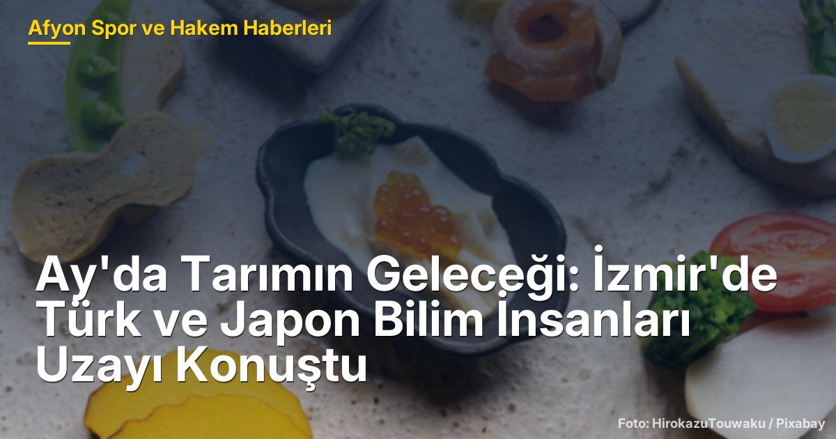 Ay'da Tarımın Geleceği: İzmir'de Türk ve Japon Bilim İnsanları Uzayı Konuştu