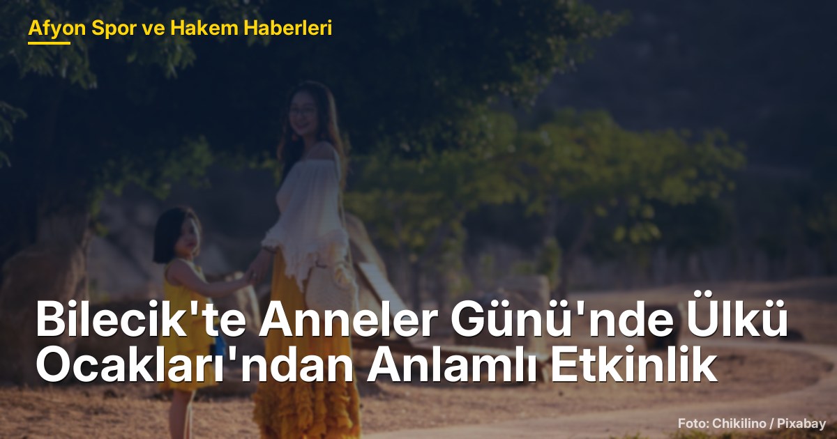 Bilecik'te Anneler Günü'nde Ülkü Ocakları'ndan Anlamlı Etkinlik