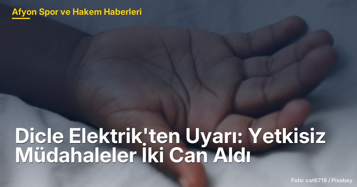 Dicle Elektrik'ten Uyarı: Yetkisiz Müdahaleler İki Can Aldı