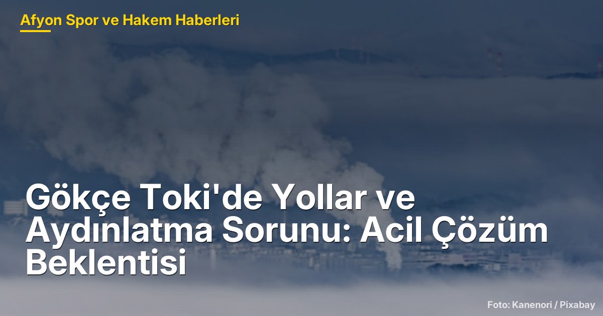 Gökçe Toki'de Yollar ve Aydınlatma Sorunu: Acil Çözüm Beklentisi