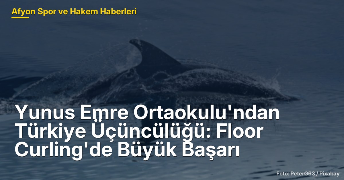 Yunus Emre Ortaokulu'ndan Türkiye Üçüncülüğü: Floor Curling'de Büyük Başarı