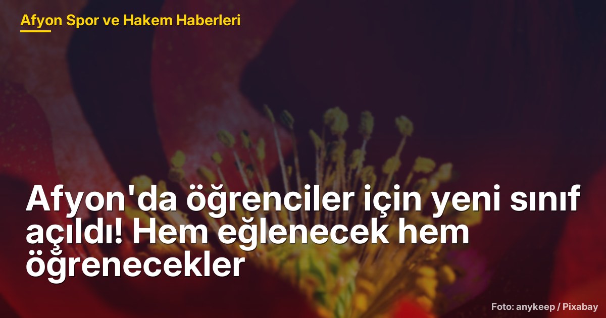 Afyon Bolvadin'de 120 Öğrenciye Yeni Akıl ve Zekâ Oyunları Sınıfı Açıldı